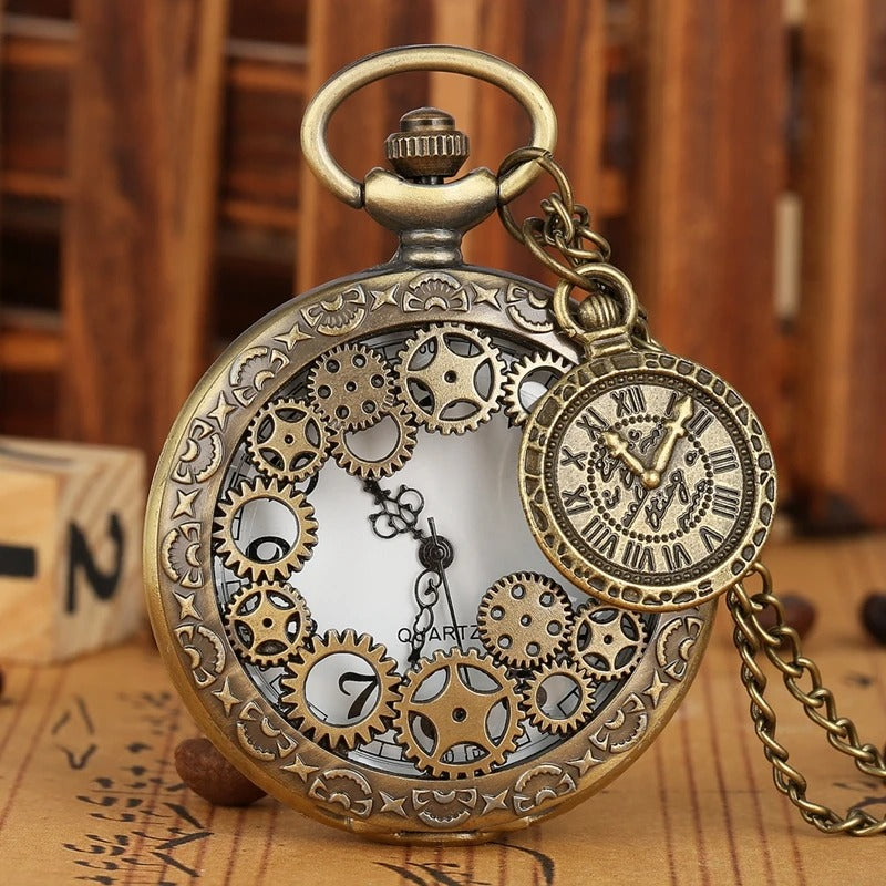 A detailed look at this Steampunk Pocket Watch, where everyday timekeeping meets distinctive home style.