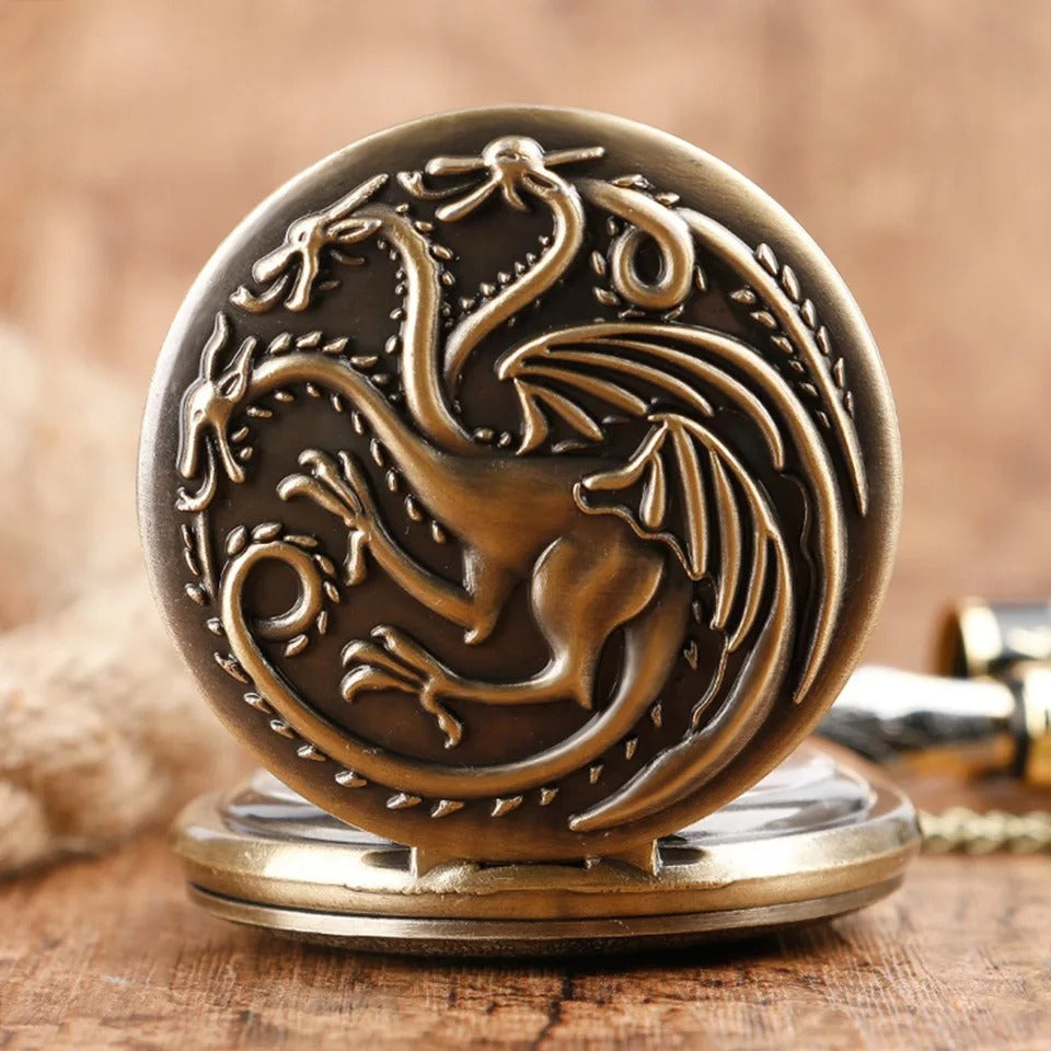 Vintage Bronze Pocket Watch