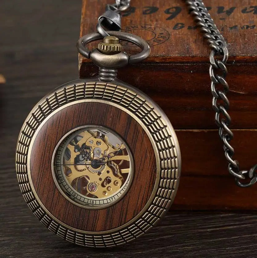 The of Luxury Mechanical Pocket Watch, a statement clock that lends personality to a carefully styled interior.