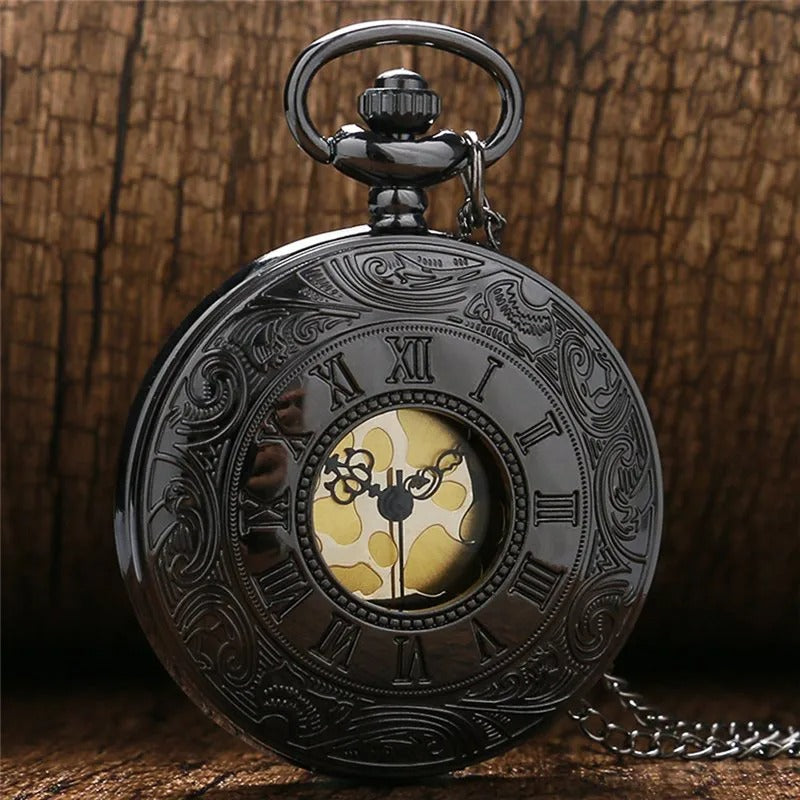 The Steampunk Pocket Watch shown as a refined decorative accent for a modern living space.