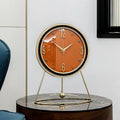 The Tabletop Pendulum Clock, a statement clock that lends personality to a carefully styled interior.
