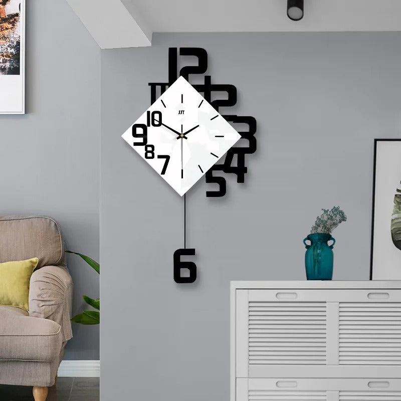 A Wall Pendulum Clock with a distinctive presence, made to enhance a curated interior.