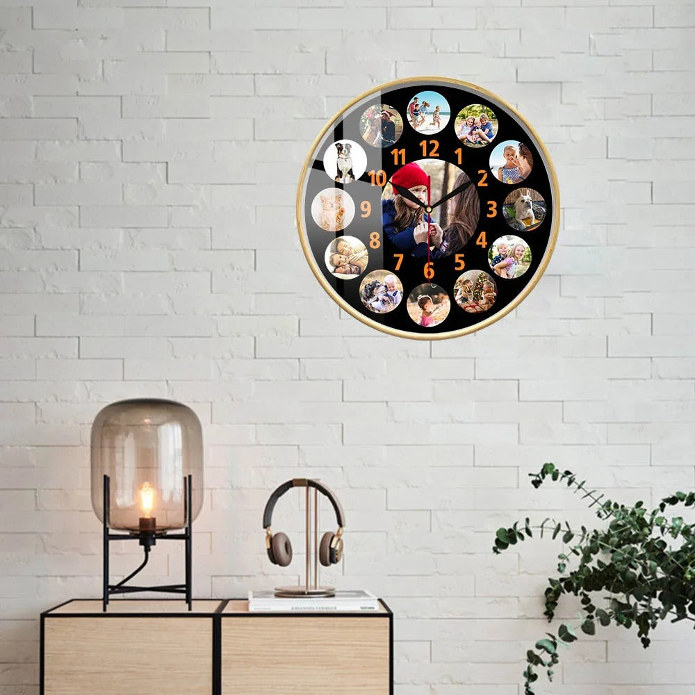 The Photo on Clock, presented as a decorative timepiece for a thoughtfully designed home.