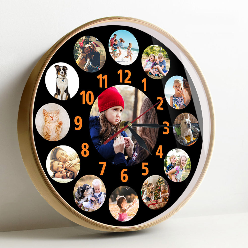 Photo on Clock