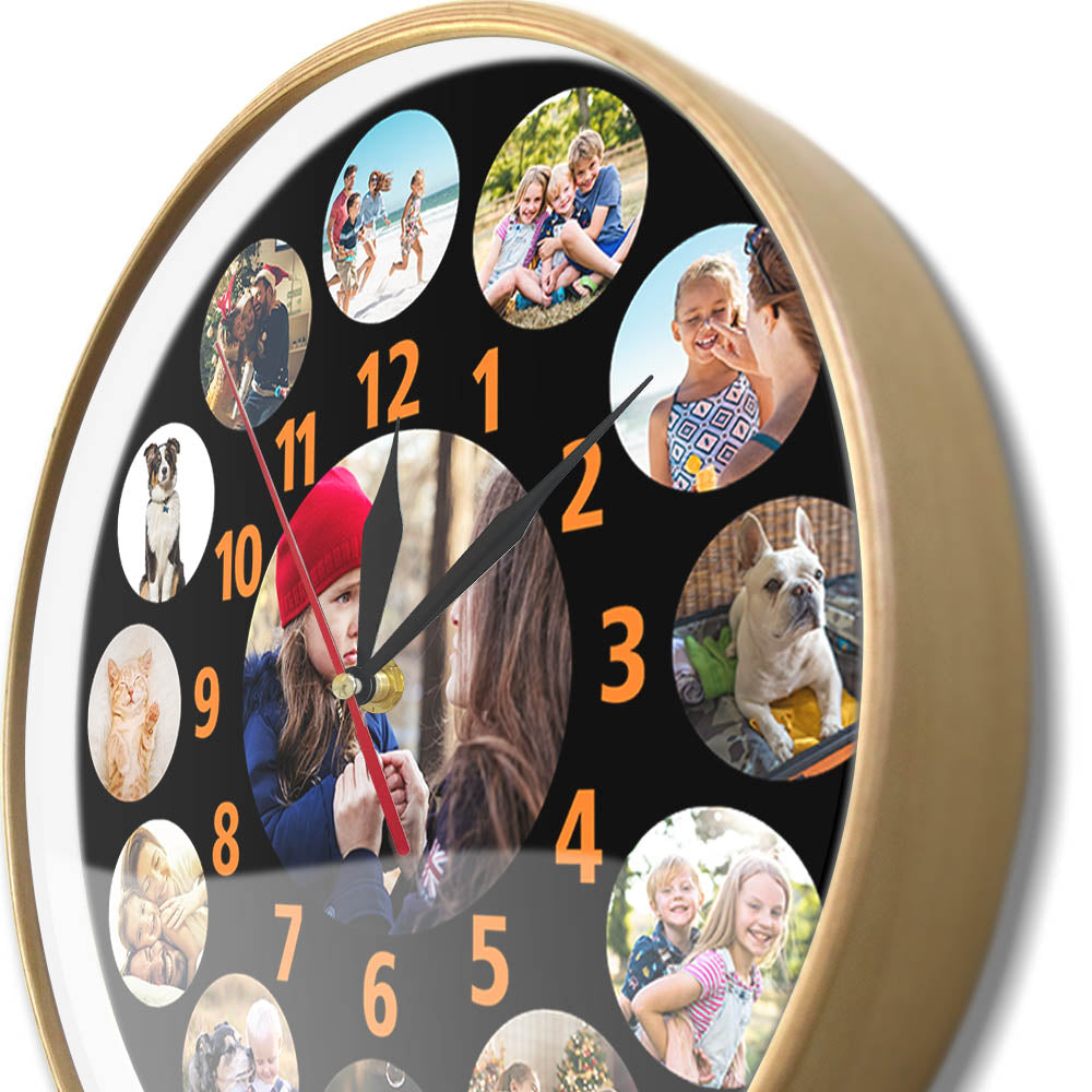 Photo on Clock