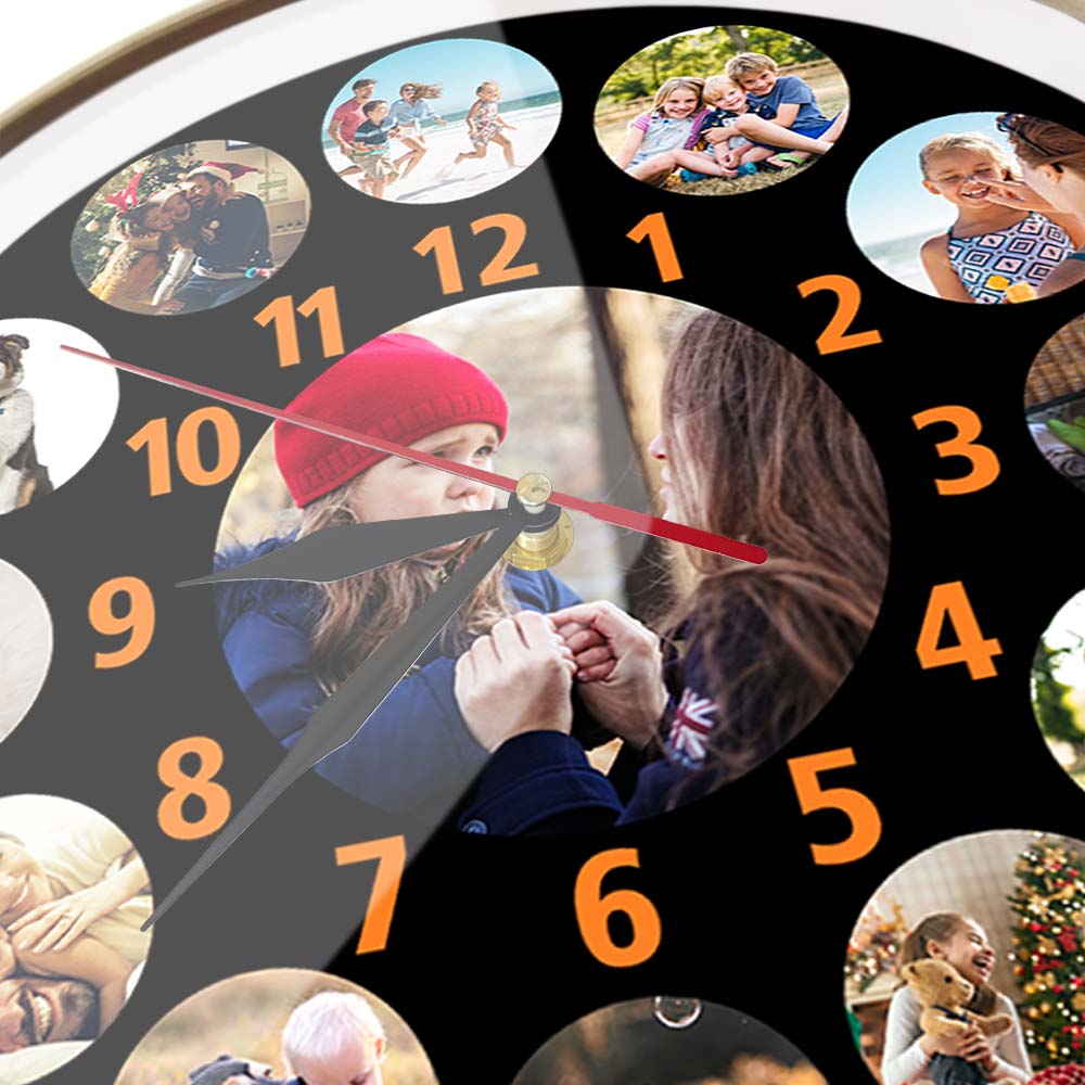 Photo on Clock