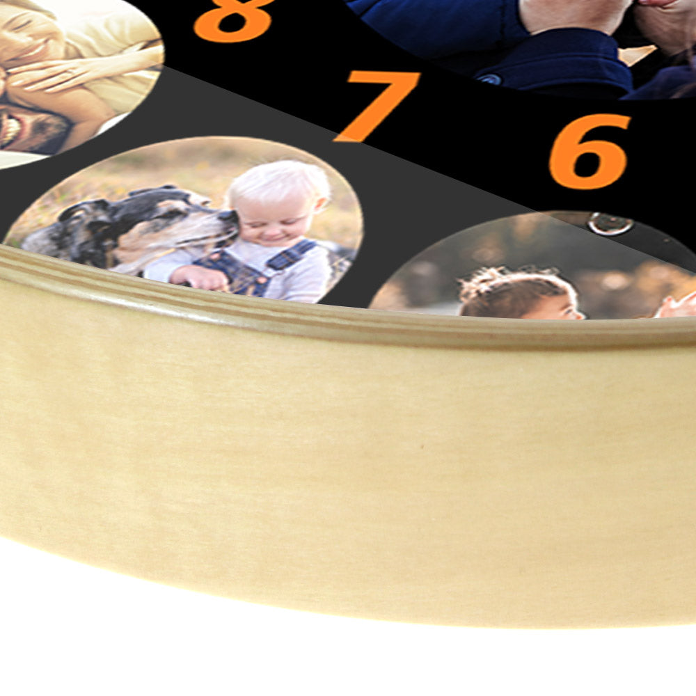 Photo on Clock