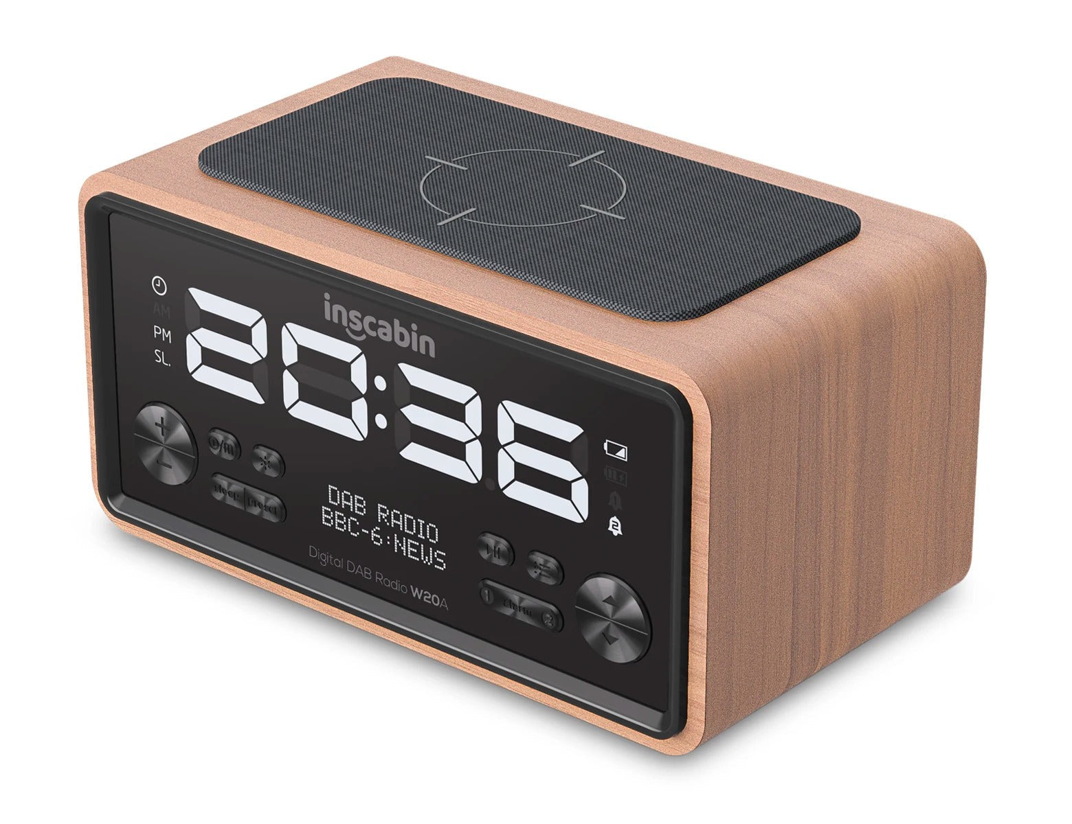 Wood Radio Alarm Clock