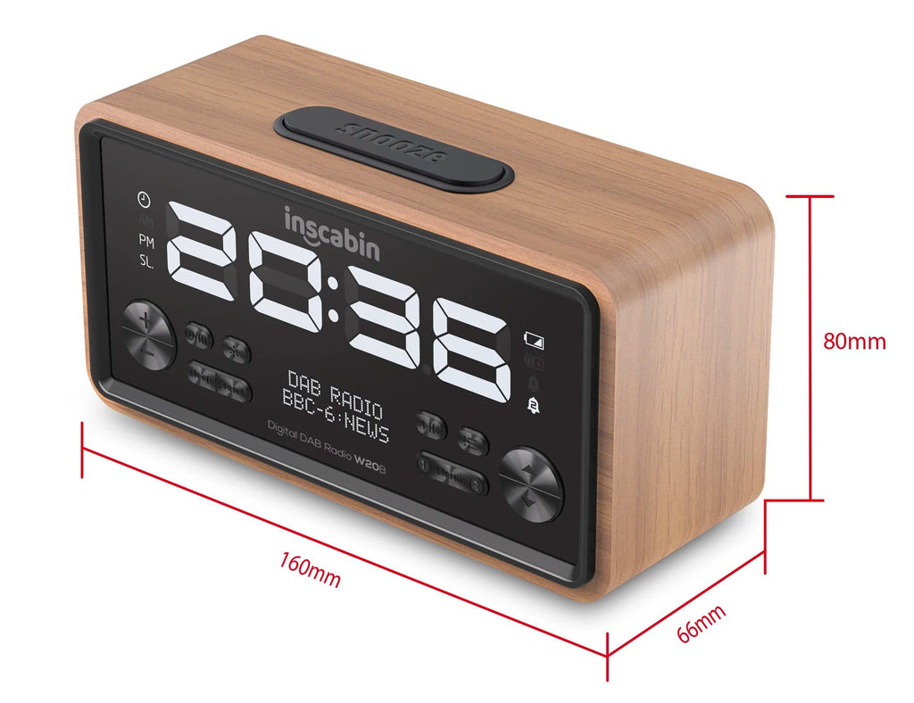 Wood Radio Alarm Clock