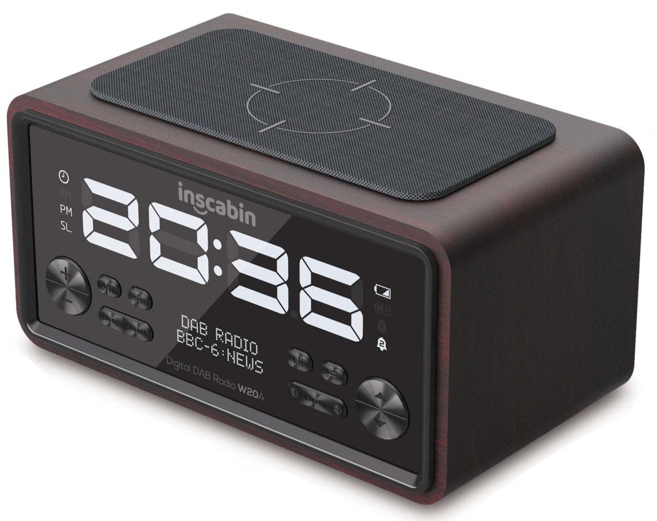 Wood Radio Alarm Clock