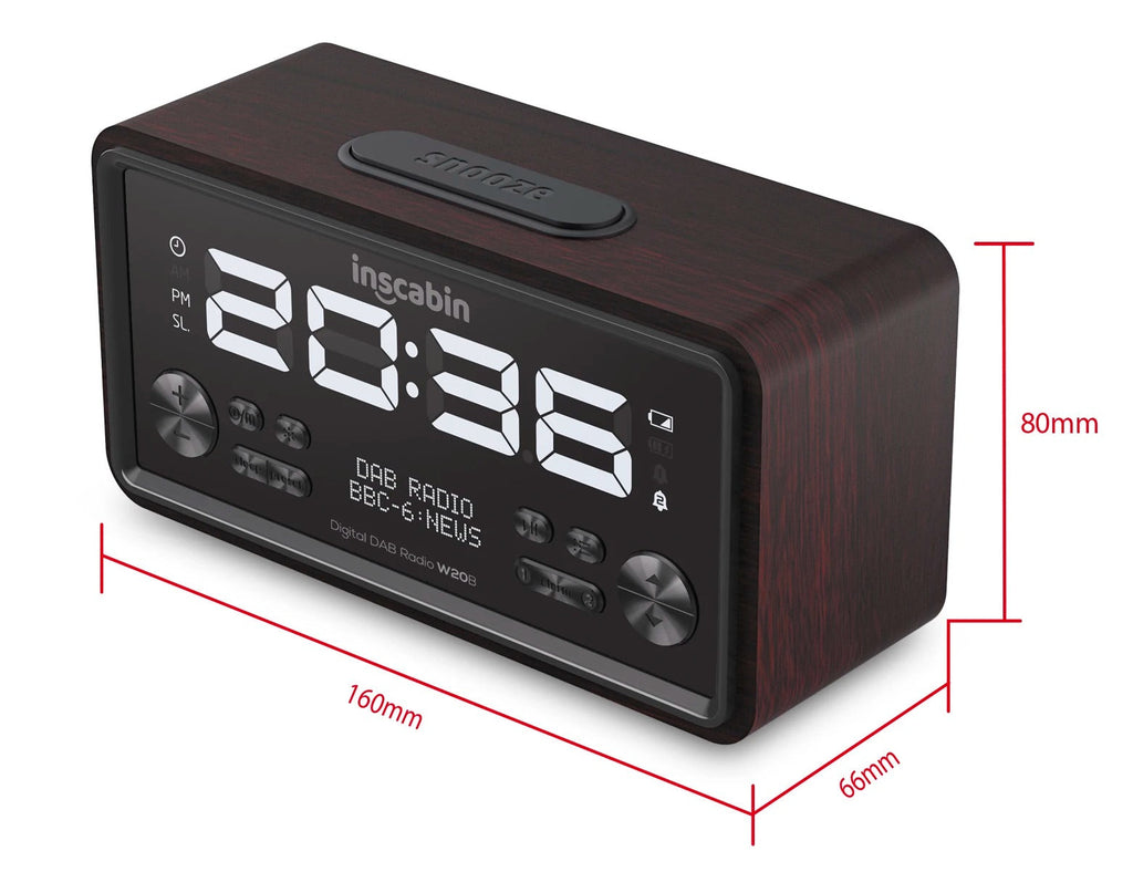 Wood Radio Alarm Clock