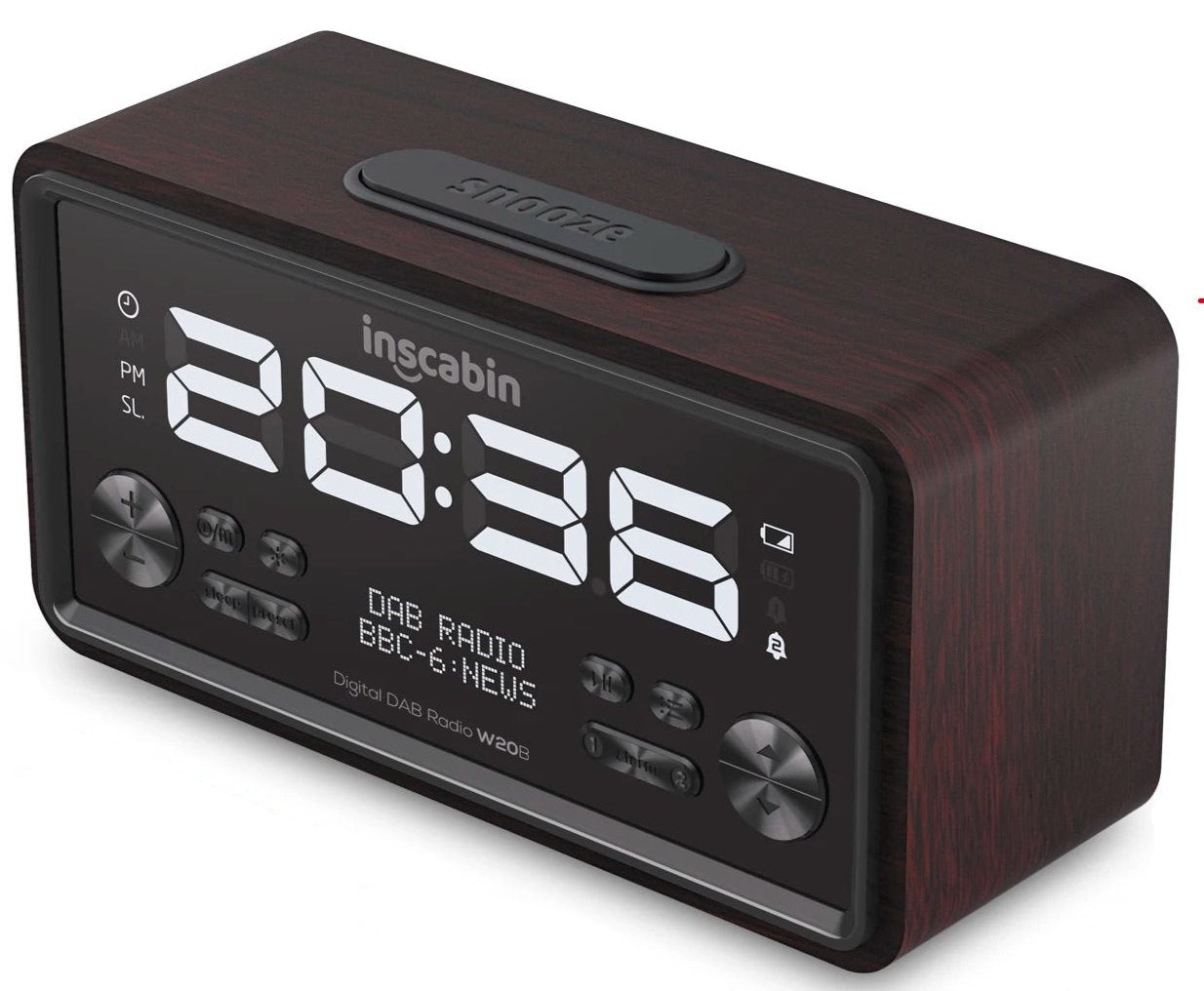 Wood Radio Alarm Clock