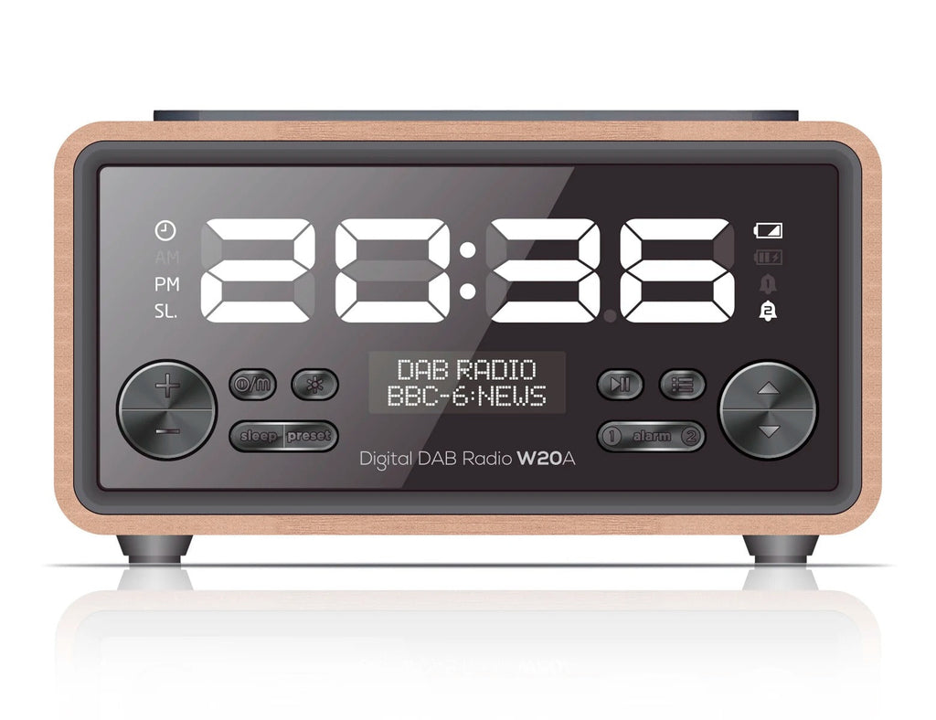 Wood Radio Alarm Clock