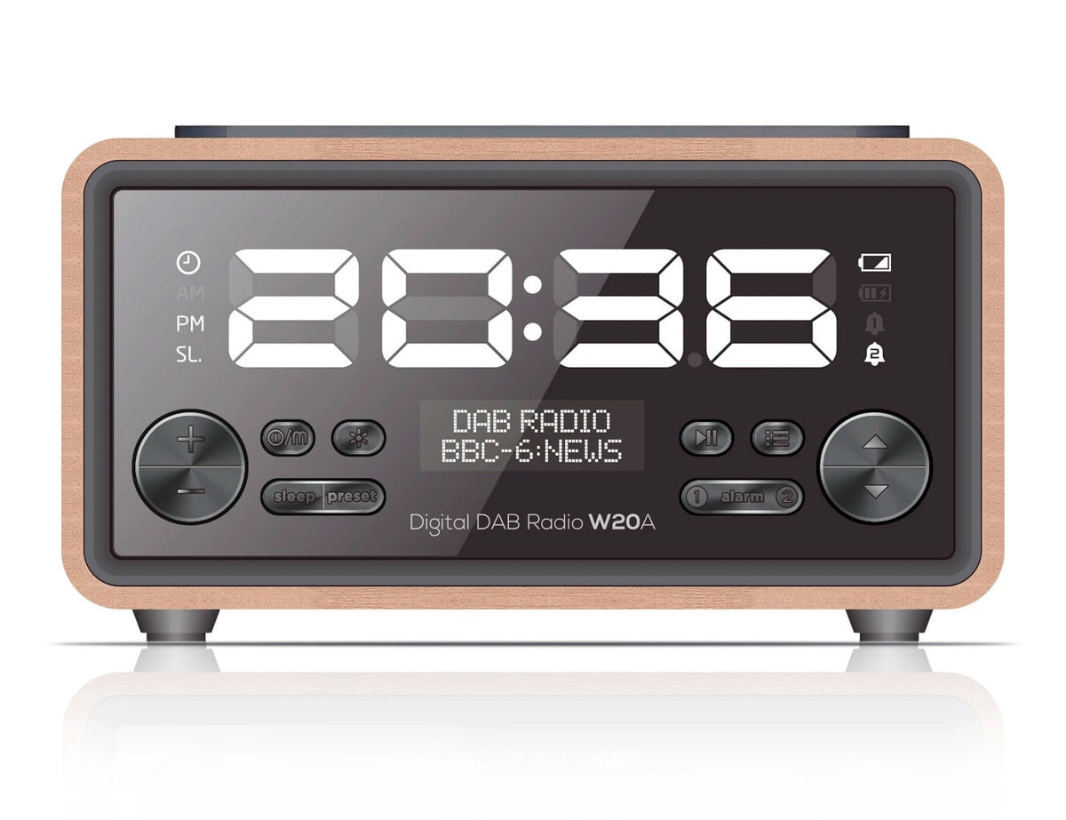 Wood Radio Alarm Clock