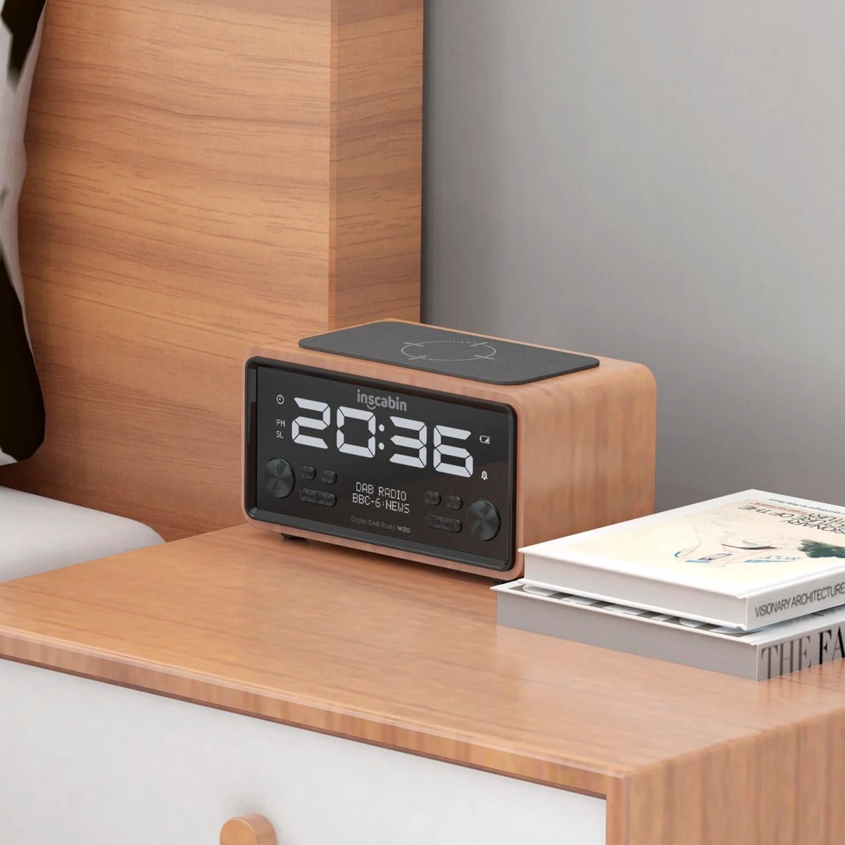 Wood Radio Alarm Clock