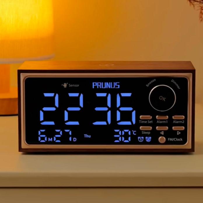 Wood Radio Alarm Clock