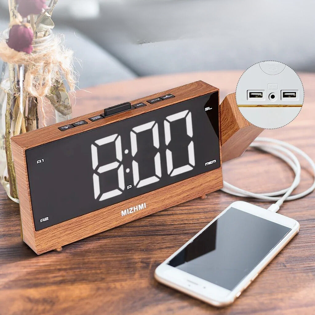 The Projecteur Radio Alarm Clock displayed as a functional yet eye-catching feature for the home.