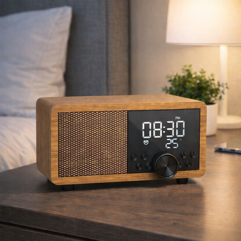 Style Vintage Radio Alarm Clock