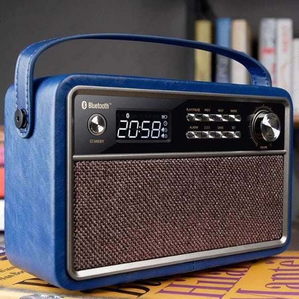 Vintage Wood Radio Alarm Clock