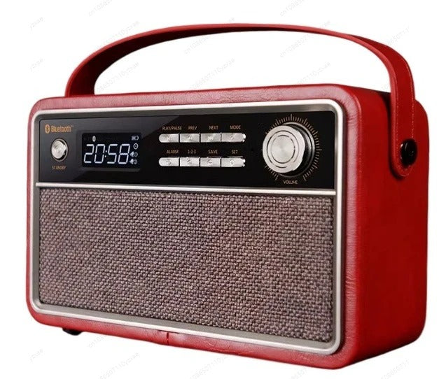 Vintage Wood Radio Alarm Clock