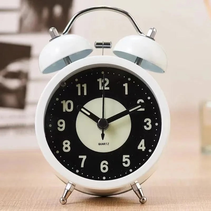 The Alarm Clock with Light shown as a refined decorative accent for a modern living space.