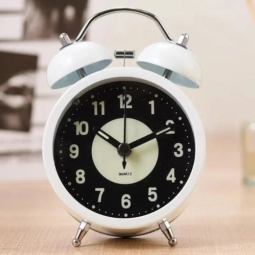 The Alarm Clock with Light shown as a refined decorative accent for a modern living space.