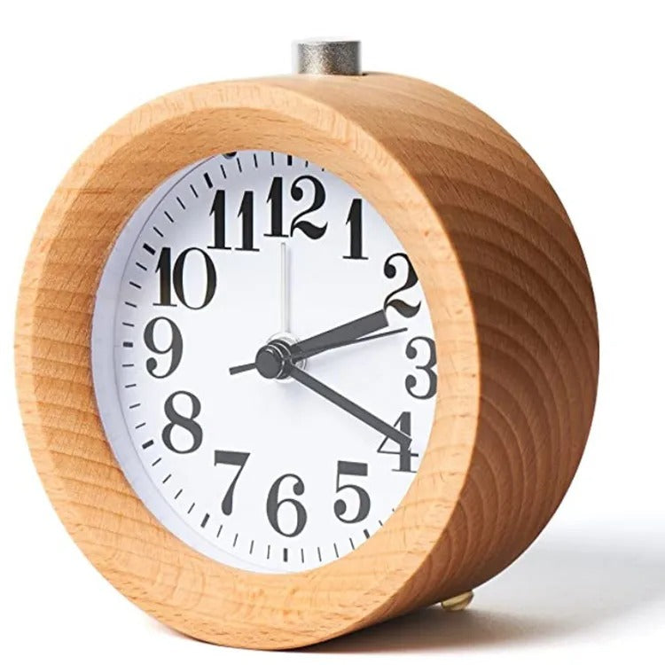 Wood LED Alarm Clock