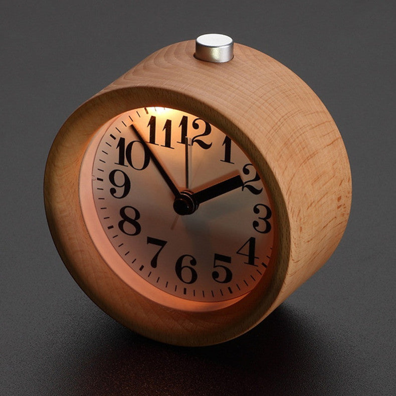 Wood LED Alarm Clock