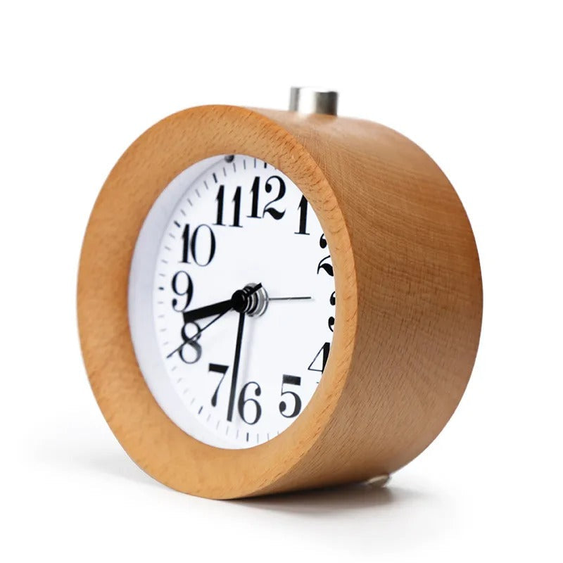 Wood LED Alarm Clock