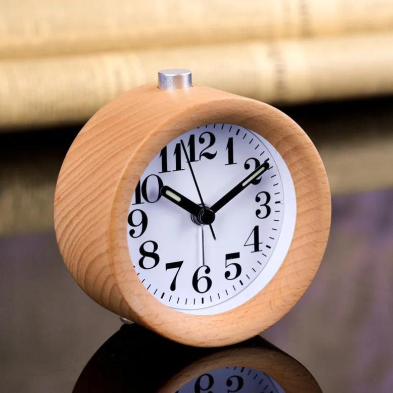Wood LED Alarm Clock