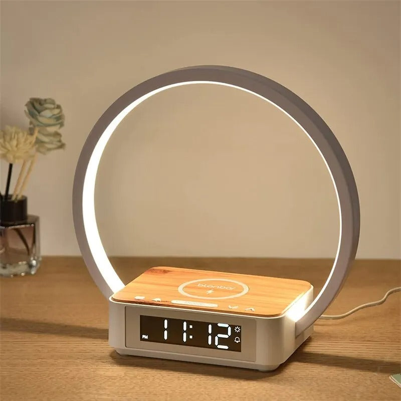 This Wireless Charger Alarm Clock combines practical timekeeping with characterful wall decor.
