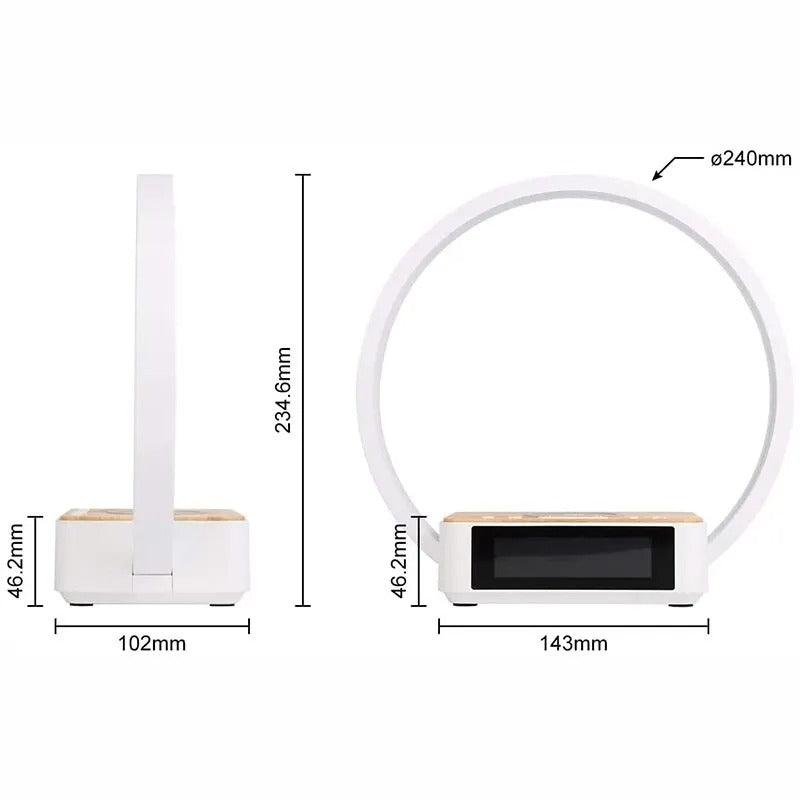 Wireless Charger Alarm Clock