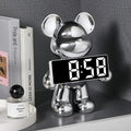 The Designer Luxury Alarm Clock shown as a refined decorative accent for a modern living space.