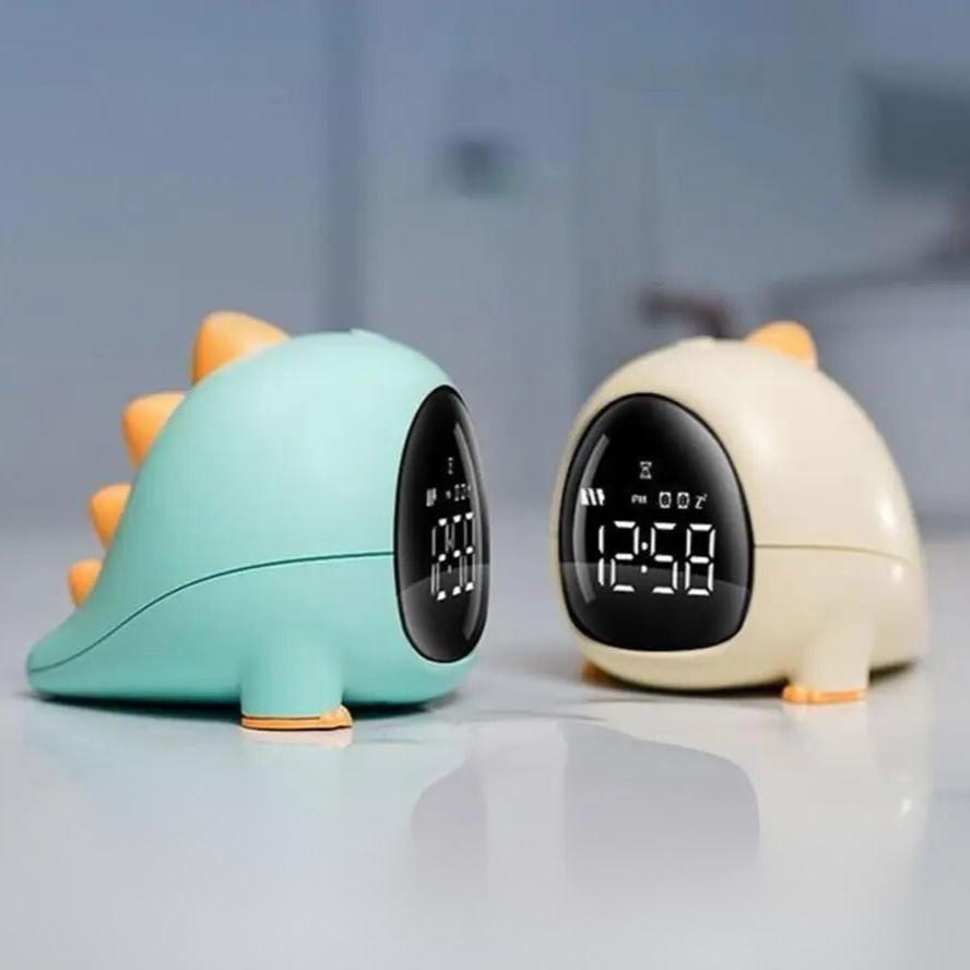 A Dinosaur Designer Alarm Clock that brings a distinctive finishing touch to a stylish interior.