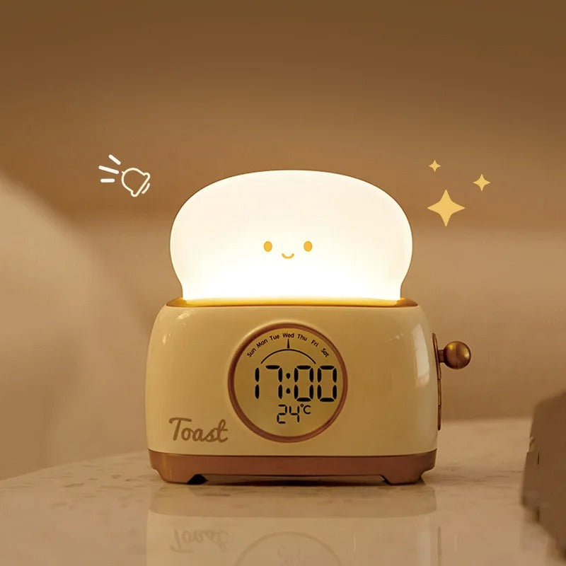A closer view of the Kids Alarm Clock, created to become a striking focal point in any room.