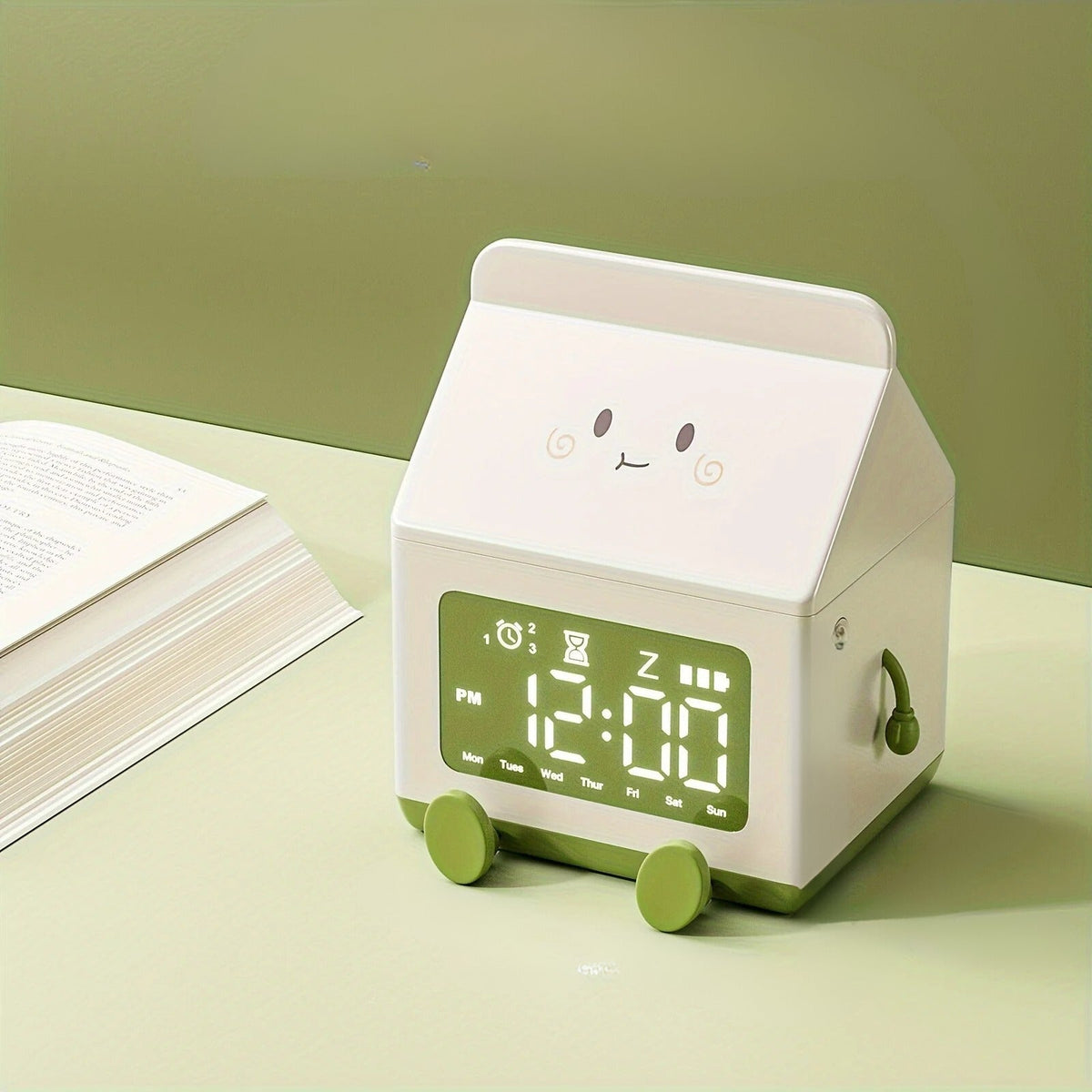 The Kids Alarm Clock shown as a refined decorative accent for a modern living space.