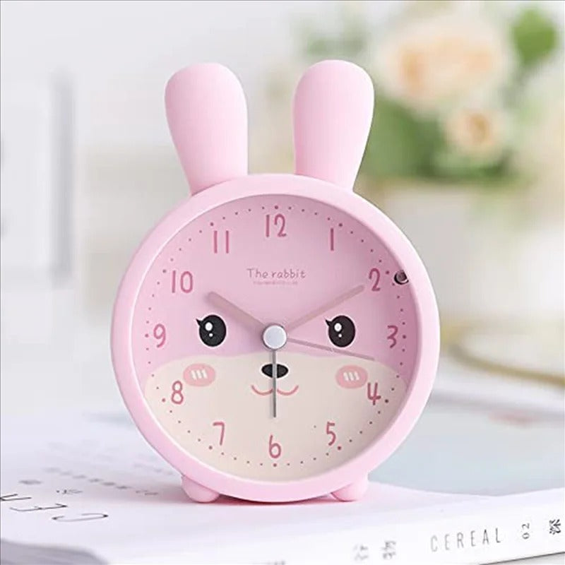 This Rabbit Day and Night Alarm Clock adds a tailored balance of function and visual interest to home decor.