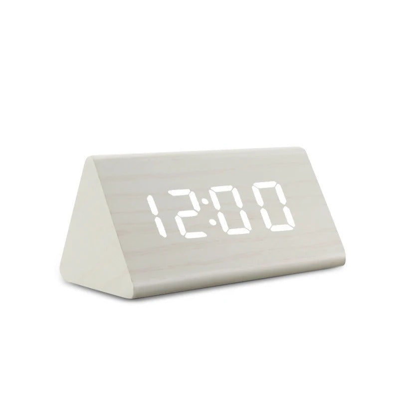 LED in Wood Alarm Clock