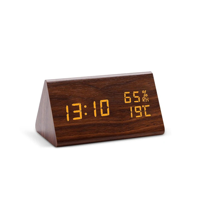 LED in Wood Alarm Clock