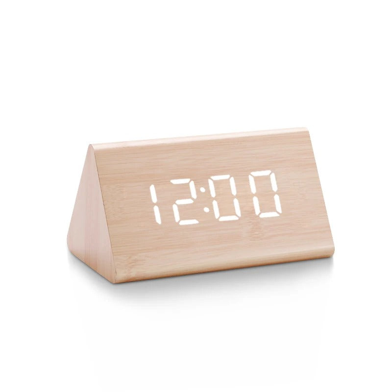 LED in Wood Alarm Clock