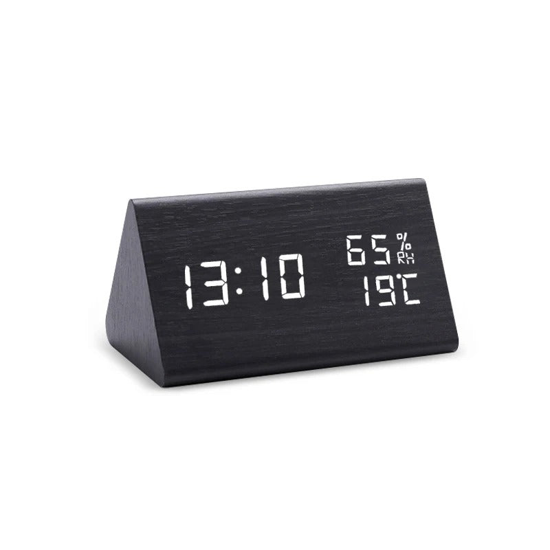 LED in Wood Alarm Clock