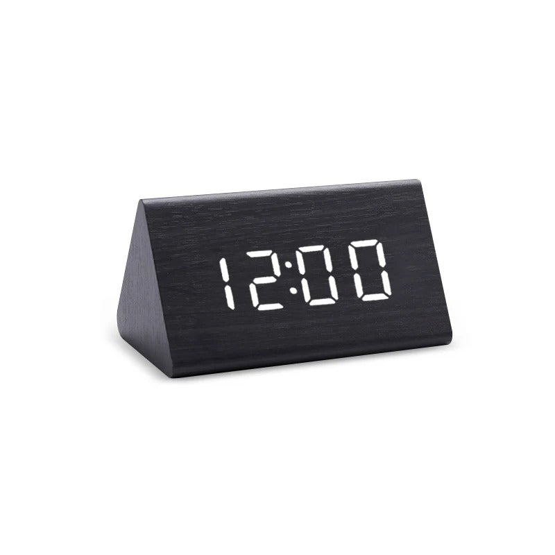 LED in Wood Alarm Clock