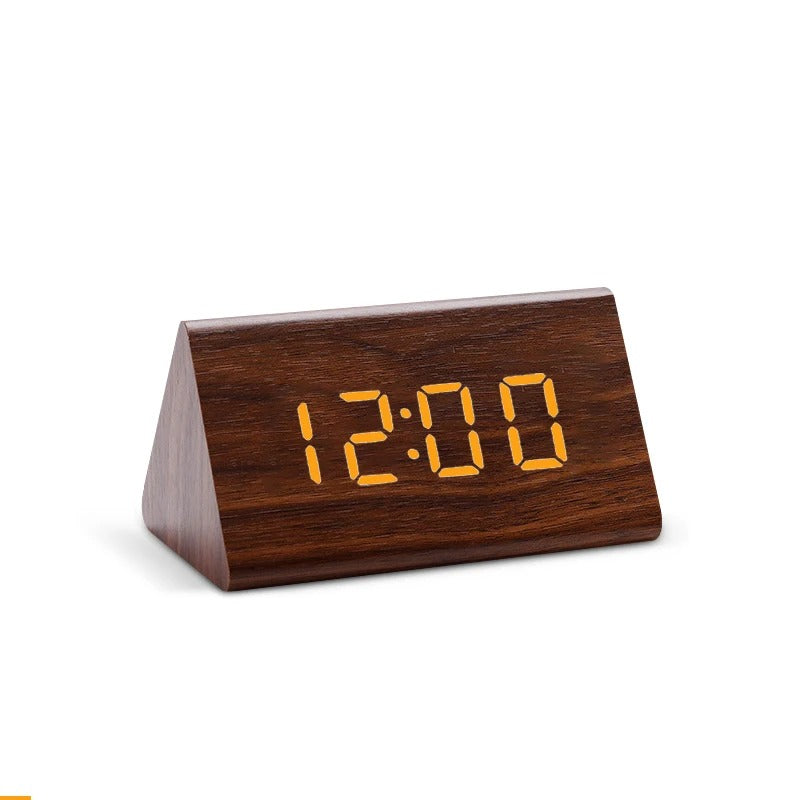 LED in Wood Alarm Clock