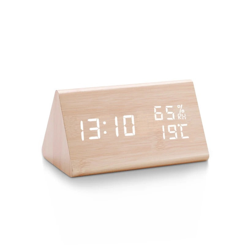 LED in Wood Alarm Clock