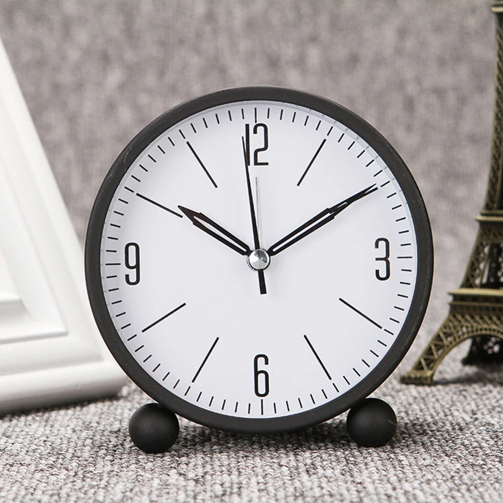This Retro Alarm Clock adds a tailored balance of function and visual interest to home decor.