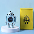 The Robot Alarm Clock, presented as a decorative timepiece for a thoughtfully designed home.
