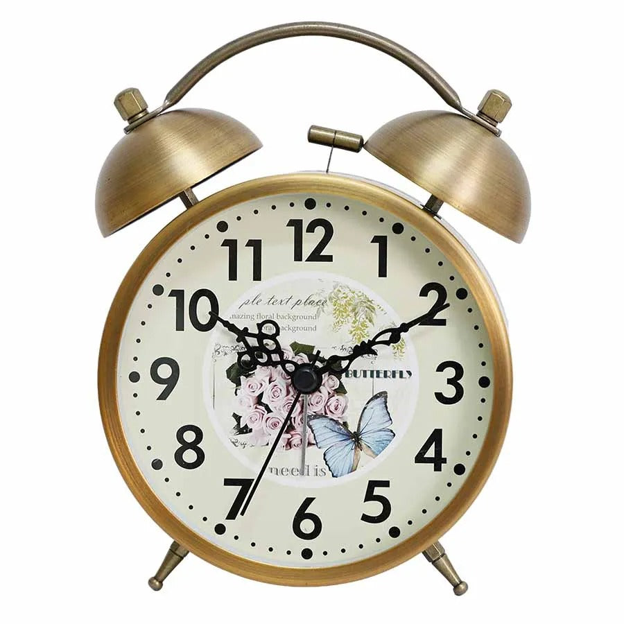 Vintage in Metal Alarm Clock