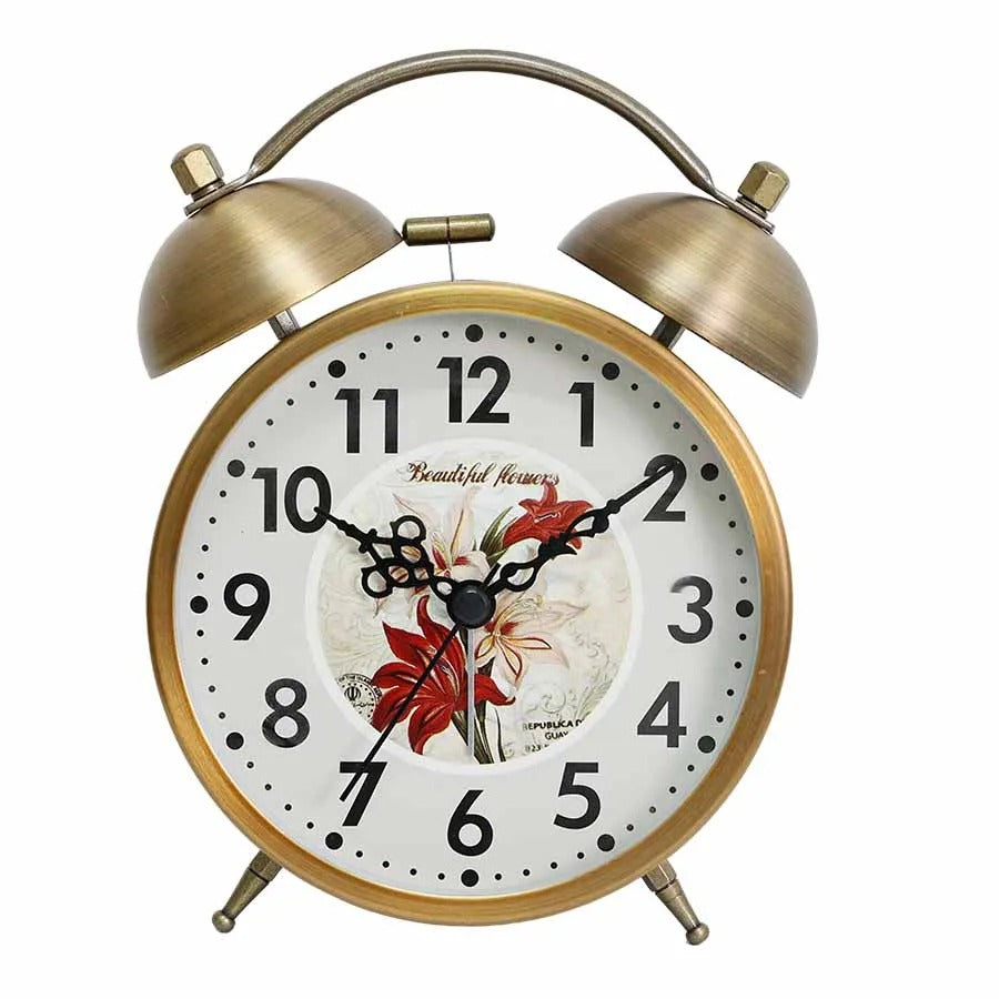Vintage in Metal Alarm Clock