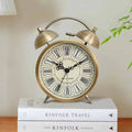 A Vintage in Metal Alarm Clock with a distinctive presence, made to enhance a curated interior.