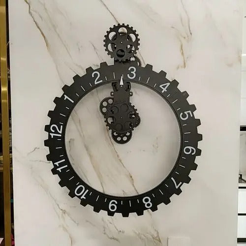 This Steampunk Clock combines practical timekeeping with characterful wall decor.